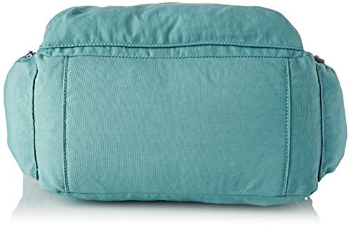 Kipling - Gabbie, Bolsos bandolera Mujer, Azul (Aqua Frost), 35.5x30x18.5 cm (B x H T)