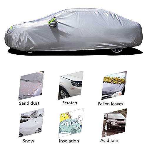 KKmoon Funda para Coche, Funda Coche Exterior, Cubierta coche Exterior, Antipolvo, Resistente a los aranazos (5,3 x 2,0 x1,5m)