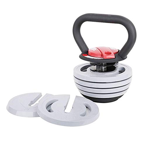 KLHG 5-20Lbs Peso Moldeada Ajustable Hierro Kettlebell Hombres Mujeres Pesas Rusas Y Entrenamiento de la Quema de Grasas Kettlebells Entrenamiento de la Aptitud