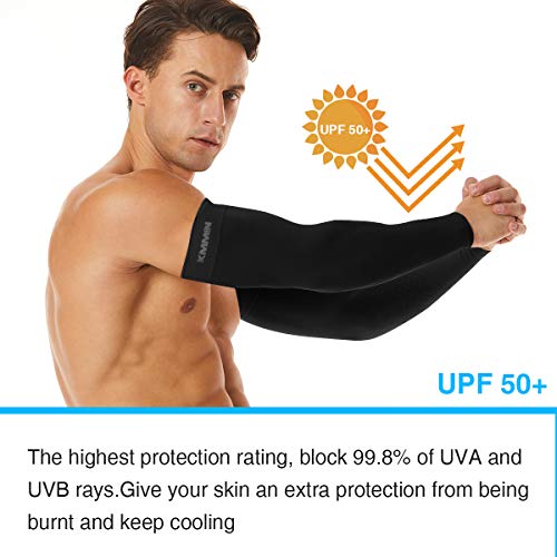 KMMIN Mangas del Brazo Mangas de la protección UV para Conducir Ciclismo Baloncesto