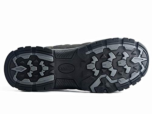 Knixmax-Zapatillas de Montaña para Mujer, Zapatos de Senderismo Calzado de Trekking Escalada Aire Libre Zapatos Low-Top Impermeable Antideslizante Zapatos de Trekking (Marrón, Gris) Grey-8