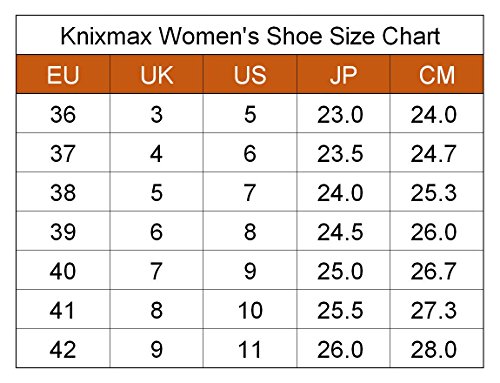 Knixmax-Zapatillas Deportivas para Mujer, Zapatillas de Running Fitness Sneakers Zapatos de Correr Aire Libre Deportes Casual Zapatillas Ligeras para Correr Transpirable, EU38 Negre Rose