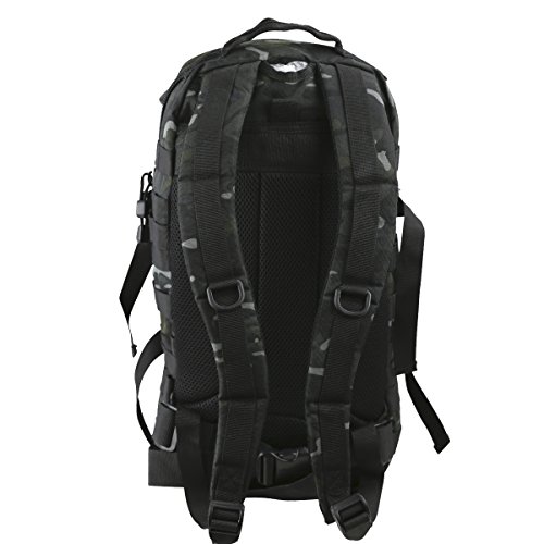 Kombat   Unisex Outdoor Molle Assault Pack Backpack available in Black - 28 Litres