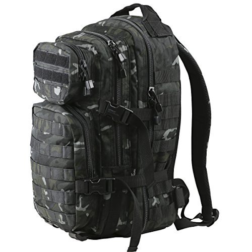 Kombat   Unisex Outdoor Molle Assault Pack Backpack available in Black - 28 Litres