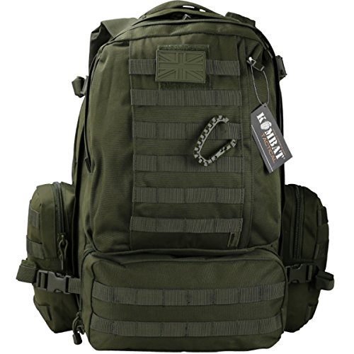 Kombat Viking Patrol Pack - Mochila, Color Olive Green, tamaño 60 Litre