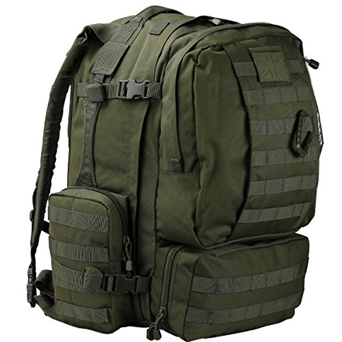 Kombat Viking Patrol Pack - Mochila, Color Olive Green, tamaño 60 Litre