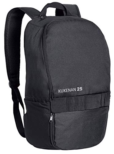 Kounga Kukekan Mochila Clásica, Adultos Unisex, Negro, 25L