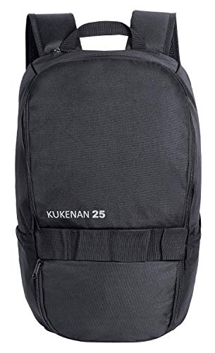 Kounga Kukekan Mochila Clásica, Adultos Unisex, Negro, 25L