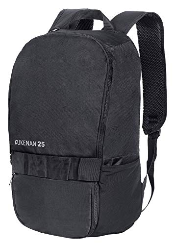 Kounga Kukekan Mochila Clásica, Adultos Unisex, Negro, 25L