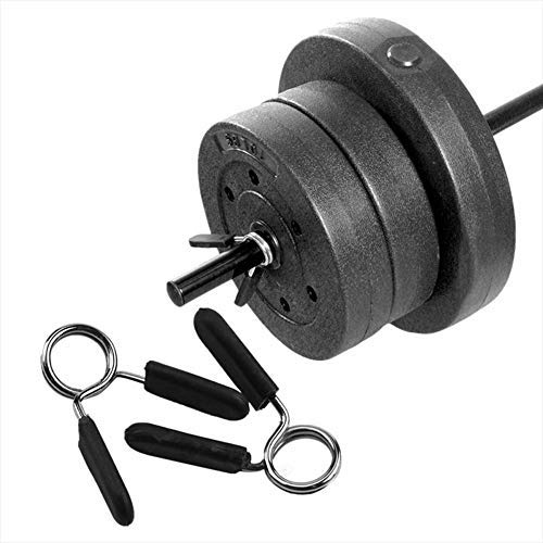 KWELRP Un par de clips de cuello de resorte para barras olímpicas, timbres, equipo de gimnasio (50 mm, 30 mm, 28 mm y 25 mm), levantamiento de pesas, gimnasio, fitness, crossfit