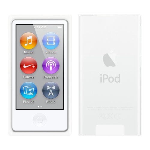 kwmobile Funda Compatible con Apple iPod Nano 7 - Carcasa Protectora Suave de TPU - Case Trasero en Transparente Mate