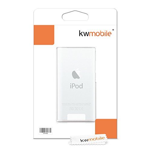 kwmobile Funda Compatible con Apple iPod Nano 7 - Carcasa Protectora Suave de TPU - Case Trasero en Transparente Mate