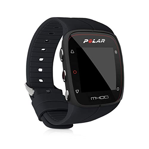 kwmobile Pulsera Compatible con Polar M400 / M430 - Brazalete de Silicona en Negro sin Fitness Tracker