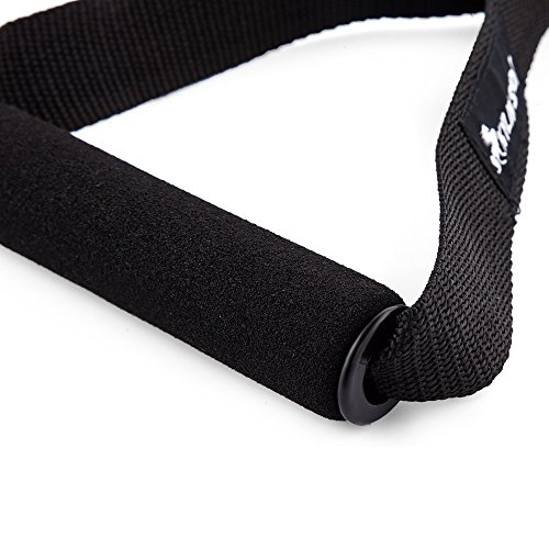 KYLIN SPORT Pair of Resistance Bands Heavey Duty Foam Handles Replacement Fitness Equipment by KYLIN SPORT