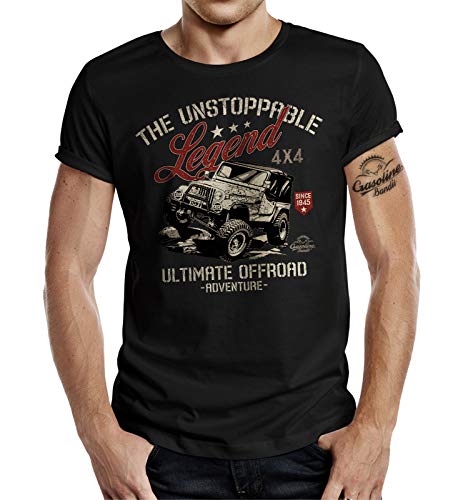 La camiseta para los fans de Jeep: The Unstoppable Legend Ultimate Negro XXL