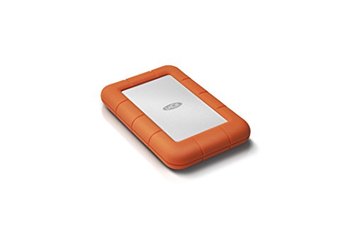 LaCie 1 TB Rugged Mini USB 3.0, 2.5 Pulgadas, Disco Duro Externo portátil para PC et Mac, Resistente a Golpes y caídas (LAC301558)