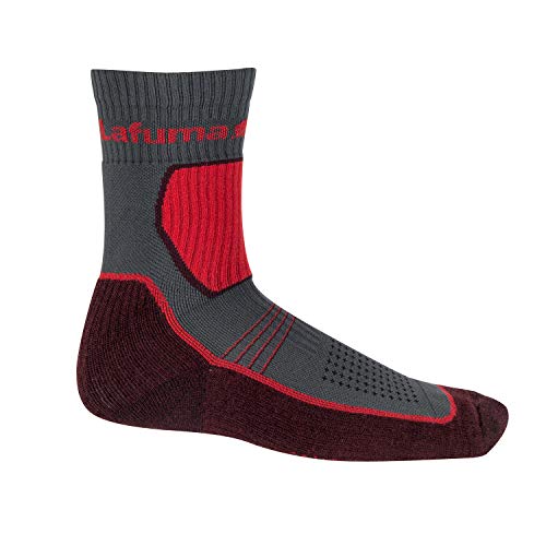 Lafuma Fastliteerino Long Hiking Socks, Unisex-Adult, Vibrant Red, 39/42