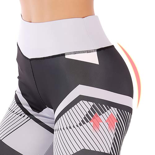 LaLaAreal Mallas Deportivas Mujer Leggins Yoga Pantalon Elastico Cintura Altura Polainas para Running Pilates Fitness