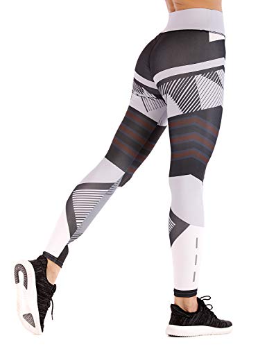 LaLaAreal Mallas Deportivas Mujer Leggins Yoga Pantalon Elastico Cintura Altura Polainas para Running Pilates Fitness