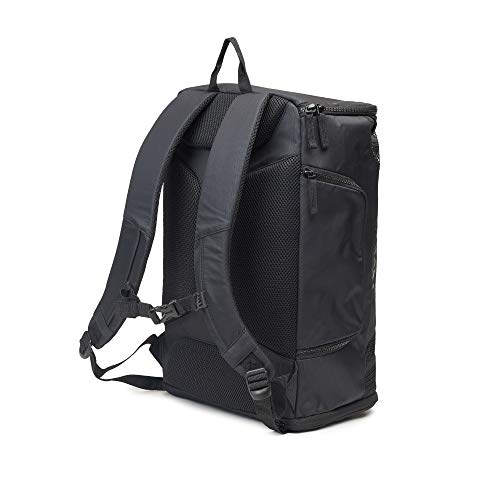 lamaki City Gym Mochila Black Edition Multiuso Bolso Gimnasio Deporte Viaje Oficina Natación Yoga Compartamiento Zapatos Multibolsillos Portátil 15" Ligero Unisex Hombre Mujer Reflectante Backpack 25L