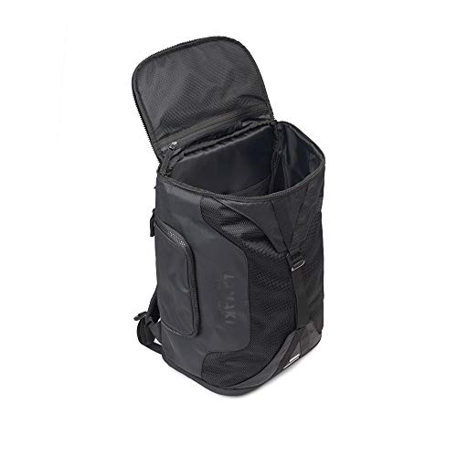 lamaki City Gym Mochila Black Edition Multiuso Bolso Gimnasio Deporte Viaje Oficina Natación Yoga Compartamiento Zapatos Multibolsillos Portátil 15" Ligero Unisex Hombre Mujer Reflectante Backpack 25L