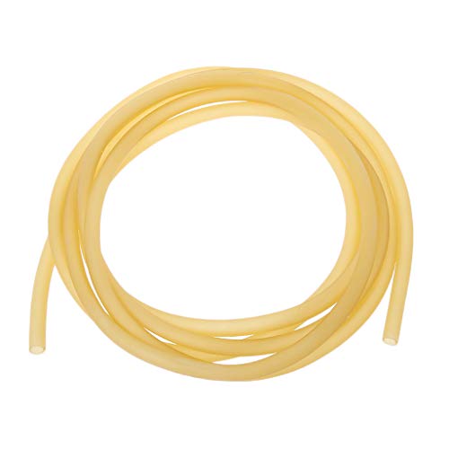 Lamdoo 3m Tubo de látex Natural 6 * 9 mm Fitness Bungee Elastic Rope Fitness Pull Tube - Amarillo