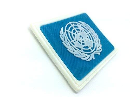 Las Naciones Unidas Naciones Unidas Naciones Unidas Azul PVC Airsoft Patch