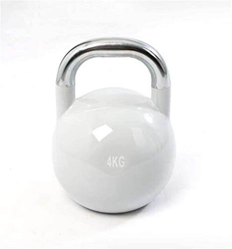 LCNING Pesas de Gimnasia de elevación del pote de Acero Pesa Pesas Rusas Barniz del Secado de Kettlebell (Color : Pink)