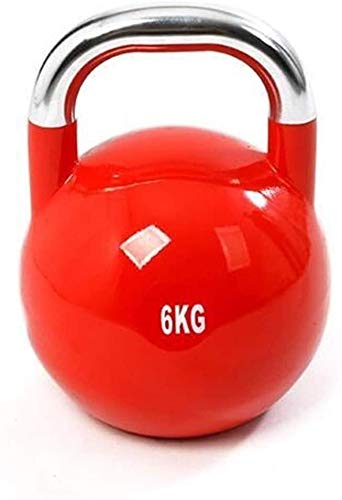 LCNING Pesas de Gimnasia de elevación del pote de Acero Pesa Pesas Rusas Barniz del Secado de Kettlebell (Color : Pink)