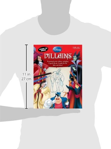Learn to Draw Disney's Villains: Featuring Favorite Villains, Including Captain Hook, Cruella de Vil, Jafar, and Others! (Learn to Draw (Walter Foster Paperback))