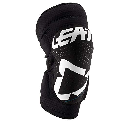 Leatt La 3df 5.0 Zip es una Rodillera Flexible y ventilada con Cremallera. Se Adapta a la práctica de la Bicicleta de montaña. Rodilleras Unisex, Unisex Adulto, Color Blanco/Negro, tamaño XXL