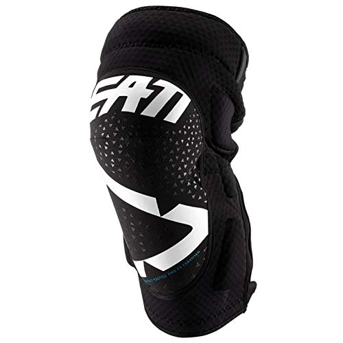 Leatt La 3df 5.0 Zip es una Rodillera Flexible y ventilada con Cremallera. Se Adapta a la práctica de la Bicicleta de montaña. Rodilleras Unisex, Unisex Adulto, Color Blanco/Negro, tamaño XXL