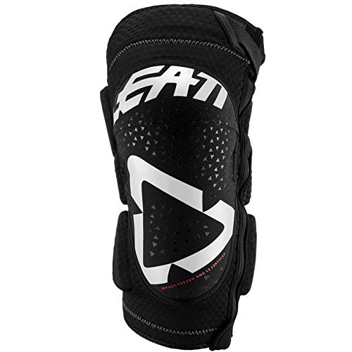 Leatt La 3df 5.0 Zip es una Rodillera Flexible y ventilada con Cremallera. Se Adapta a la práctica de la Bicicleta de montaña. Rodilleras Unisex, Unisex Adulto, Color Blanco/Negro, tamaño XXL