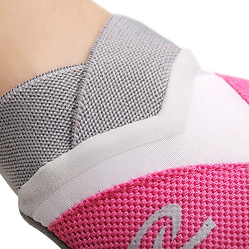 LeerKing Guantes de Antideslizantes Transpirables para Mujer Hombres Muñeca sin Muñequera Palm Pad Guantes de Gimnasio para Pole Danza Gimnasio Ciclismo Duraderos, Rosa S