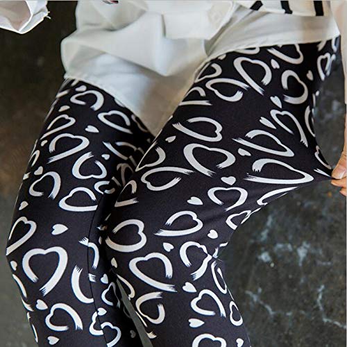 Leggings Leggings De Mujer Pantalones De Cintura Alta De Dibujos Animados Cómicos con Estampado De Belleza Pantalones De Mujer Elásticos CAS