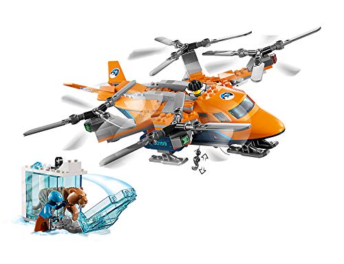 LEGO City - Ártico: Transporte Aéreo, Juguete de Construcción con Helicóptero de Juguete, ATV, Figura de Tigre, Aventuras Invernales de Juguete (60193)