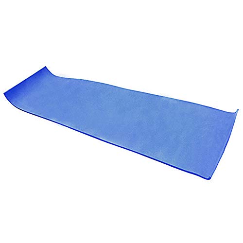 Leoie - Esterilla de yoga antideslizante para actividades en interiores, yoga, pilates al aire libre, almohadilla de entrenamiento de fitness y picnic, color azul, tamaño 180 * 50 * 0.6cm