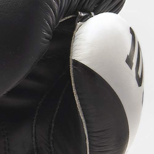 Leone 1947 GN047 Shock guantes de boxeo, Unisex adulto, negro