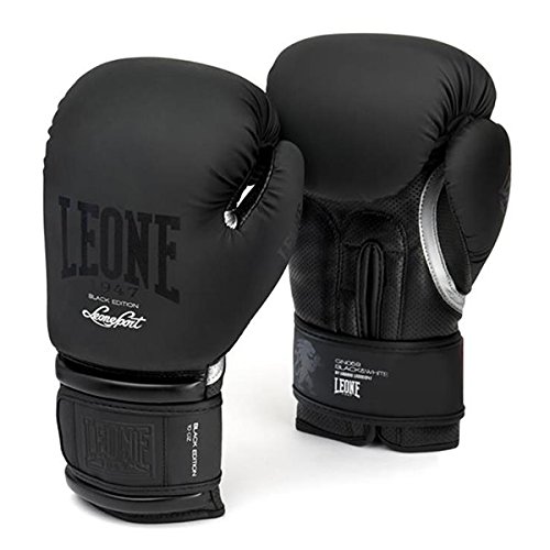 Leone 1947 GN059 Guantes de Boxeo, Mujer, Negro, 10M