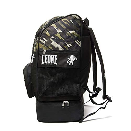 LEONE 1947 Neo, mochila deportiva unisex – Adulto, verde camuflaje, talla única