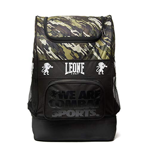 LEONE 1947 Neo, mochila deportiva unisex – Adulto, verde camuflaje, talla única