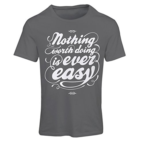 lepni.me Camiseta Mujer Citas de motivación para la Vida - Vintage Inspirado Refranes Divertidos (Large Grafito Multicolor)