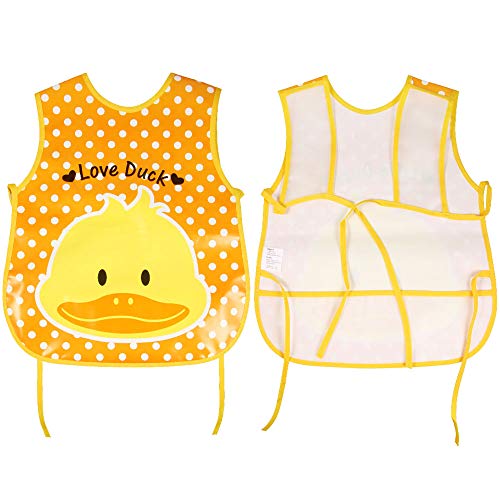 Letilio Baberos - 8 pcs Impermeable baby bib Unisexo EVA delantal de bebé para 6 meses a 6 años edad