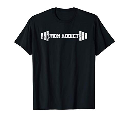 Levantador de pesas adicto al hierro Levantador de pesas Camiseta