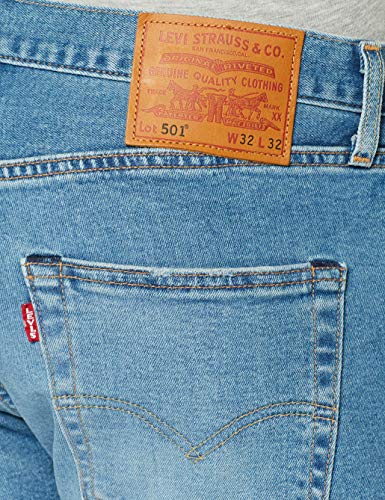 Levi's 501 Original Fit Jeans Vaqueros, Ironwood Overt, 34W / 32L para Hombre