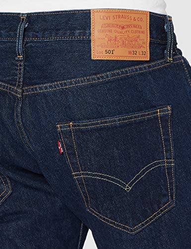 Levi's 501 Original Fit- Vaqueros para hombre, Azul (Onewash 101), W36/L30