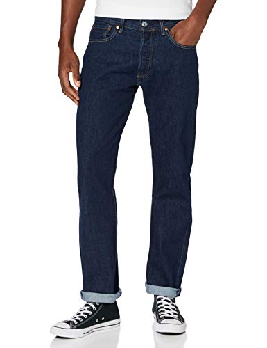 Levi's 501 Original Fit- Vaqueros para hombre, Azul (Onewash 101), W36/L30