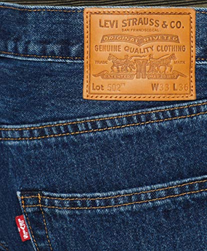 Levi's 502 Regular Taper Jeans, Stonewash 95978 0182, 38W / 32L para Hombre