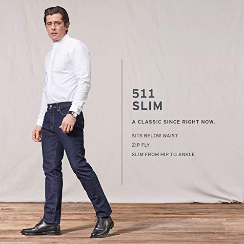 Levi's 511 - Pantalones Vaqueros Ajustados para Hombre Válvula de estrangulación – Stretch 32W x 30L