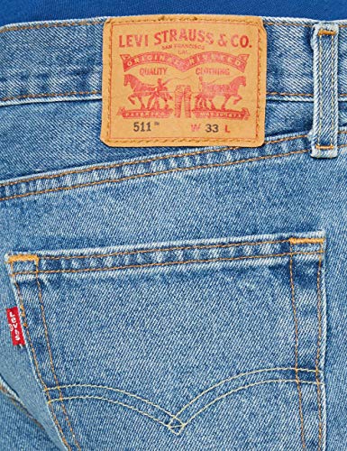 Levi's 511 Slim Cutoff Short Pantalones Cortos, Azul (Bob), W34 (Talla del Fabricante: 34) para Hombre